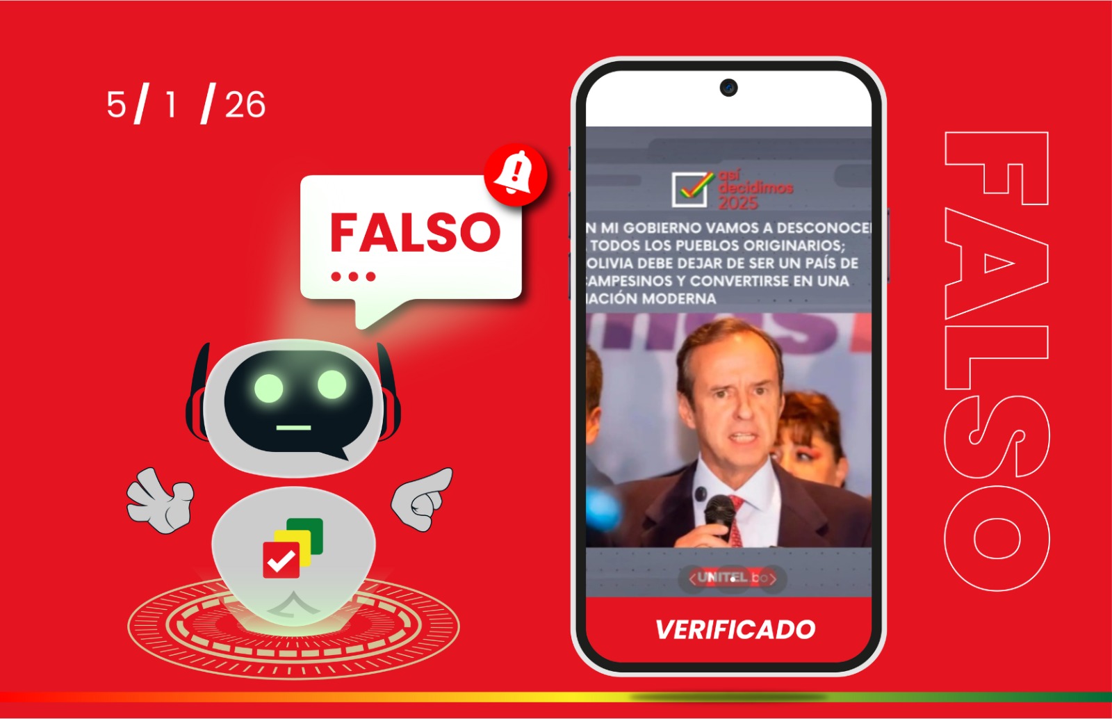 Nueva imagen de Olivia y sellos de verificación