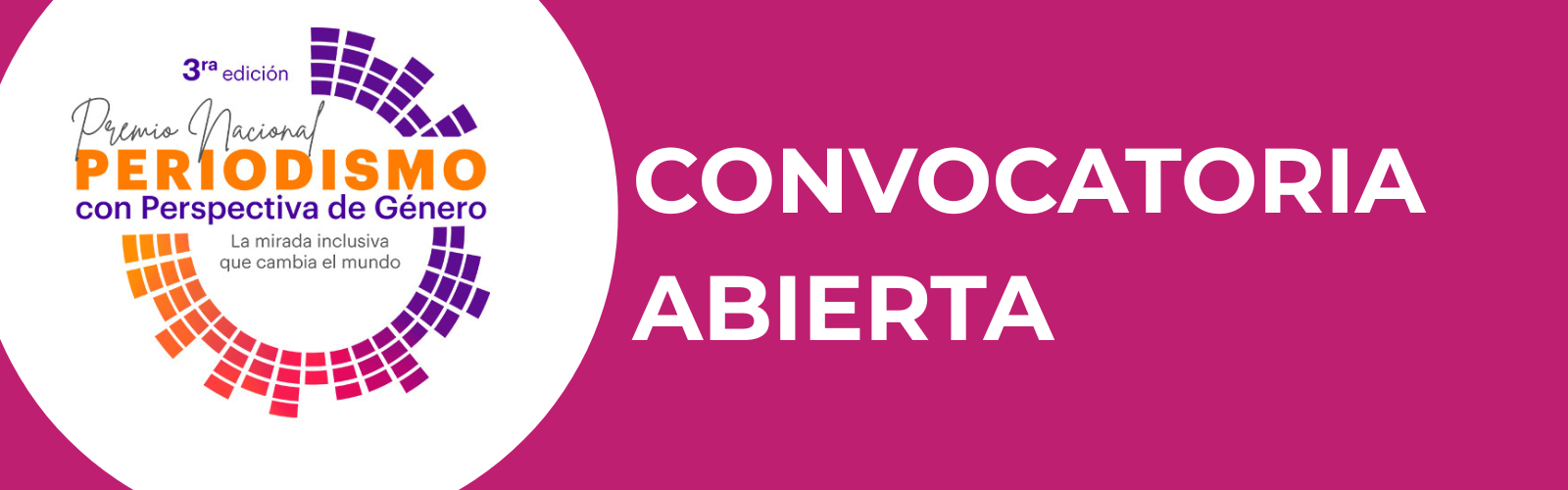 Convocatoria Abierta Premio Nacional de Periodismo