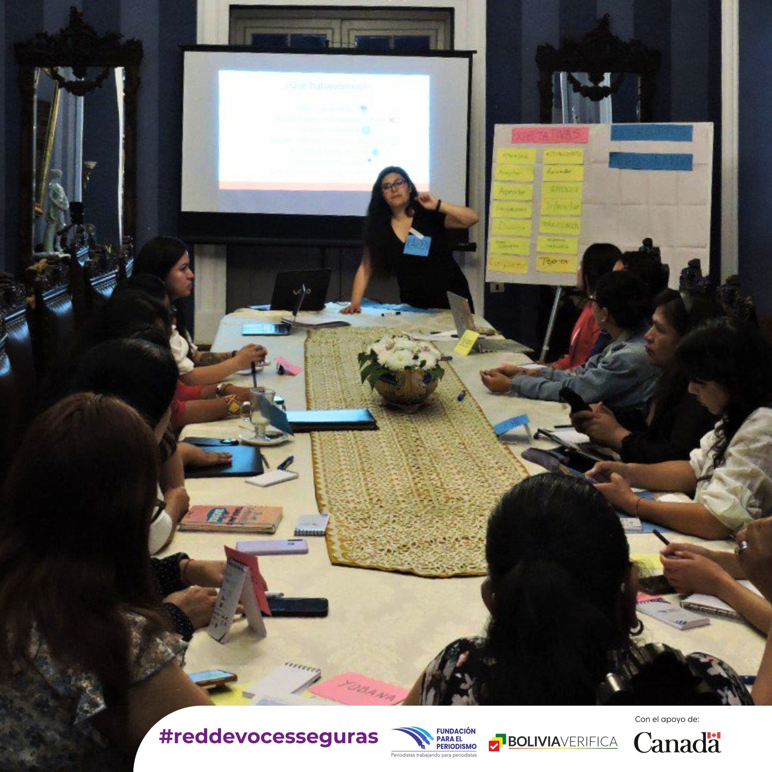 Taller de periodismo en Tarija