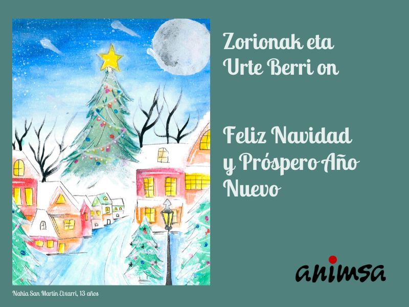 ANIMSA os desea Feliz Navidad y próspero Año Nuevo