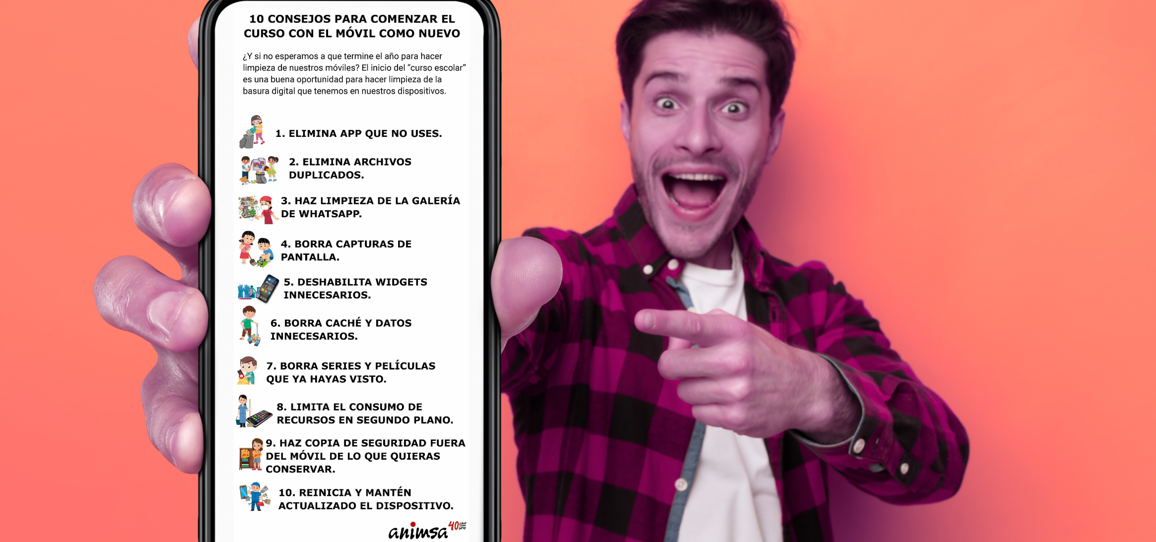 10 consejos para comenzar el curso con el móvil como nuevo