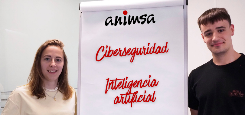 Hablamos con…  Jon Arriazu, especialista en Ciberseguridad, y Carlota Larrayoz, analista de Inteligencia Artificial en ANIMSA