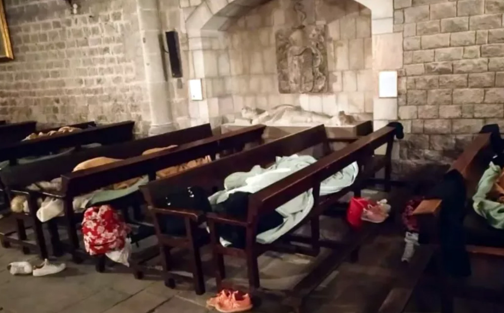 Santa Ana como hospital de campaña de invierno