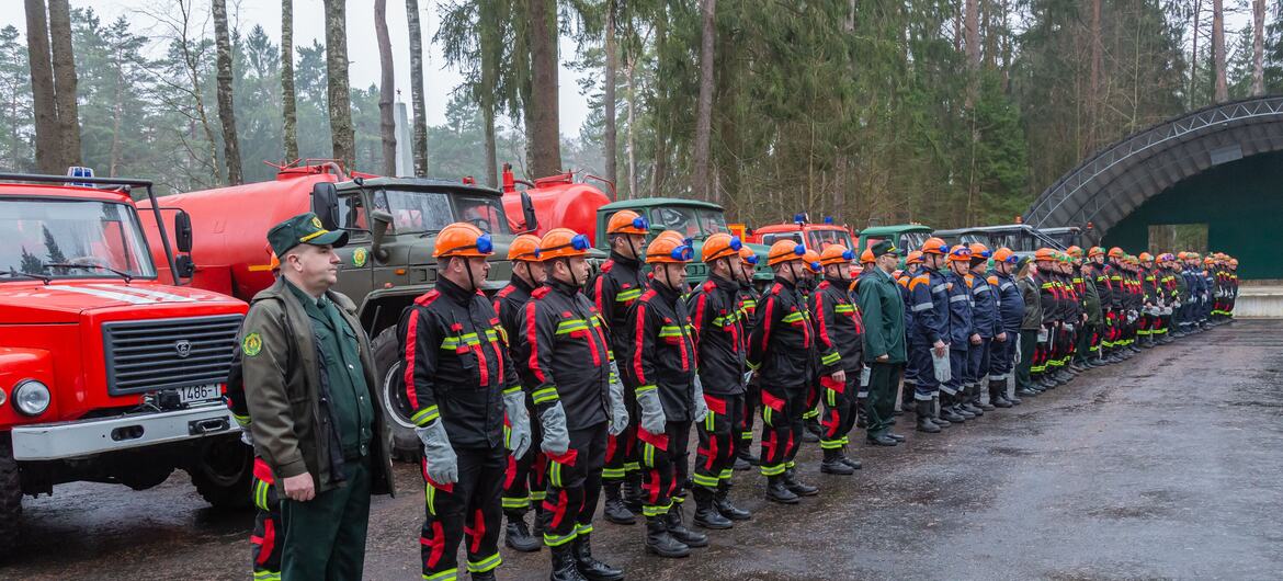Bomberos en Bielorrusia