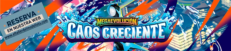 Reserva ya Pokémon Caos Creciente. Cajas de sobres y ETB disponibles