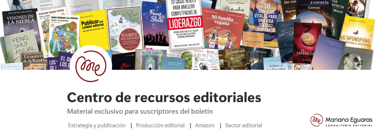Centro de recursos editoriales de Mariana Eguaras - Consultoría Editorial