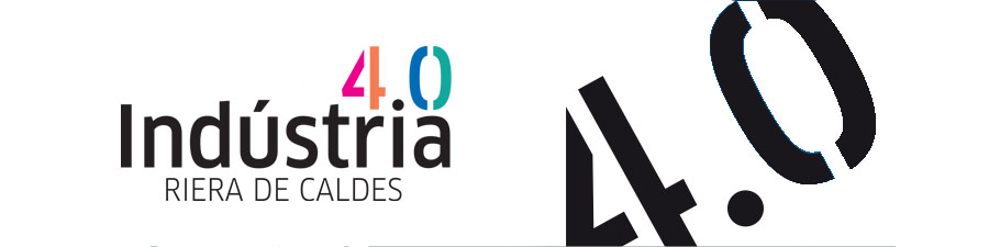 Logotip d'Industria 4.0 Riera de Caldes