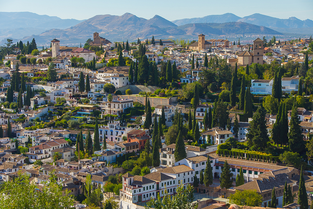 Albaicín de Granada, escenario de La bola negra
