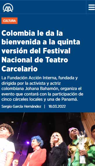 V Festival de Teatro Carcelario - Anadolu Agency