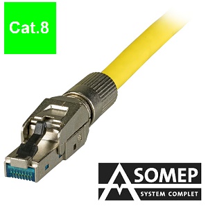 Conector CAT8.1 Certificado Blindado Keystone RJ45 Hembra